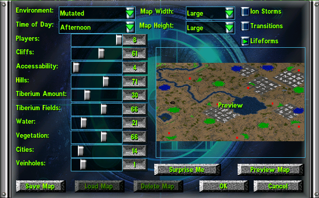 Random map generator example
