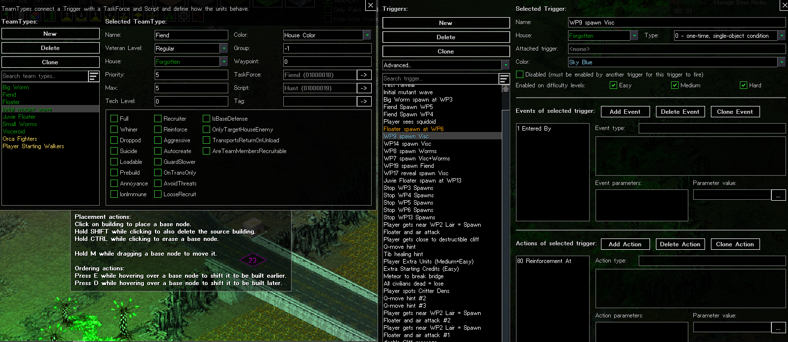 scripting menu and basenodes