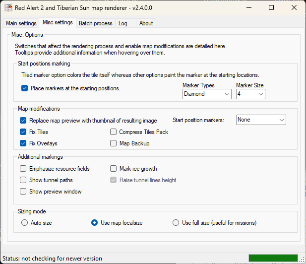Misc Settings